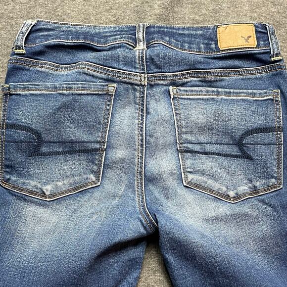 American Eagle Outfitters Super Super Stretch Hi Rise Jegging Size 2 Regular‎ - Picture 5 of 10